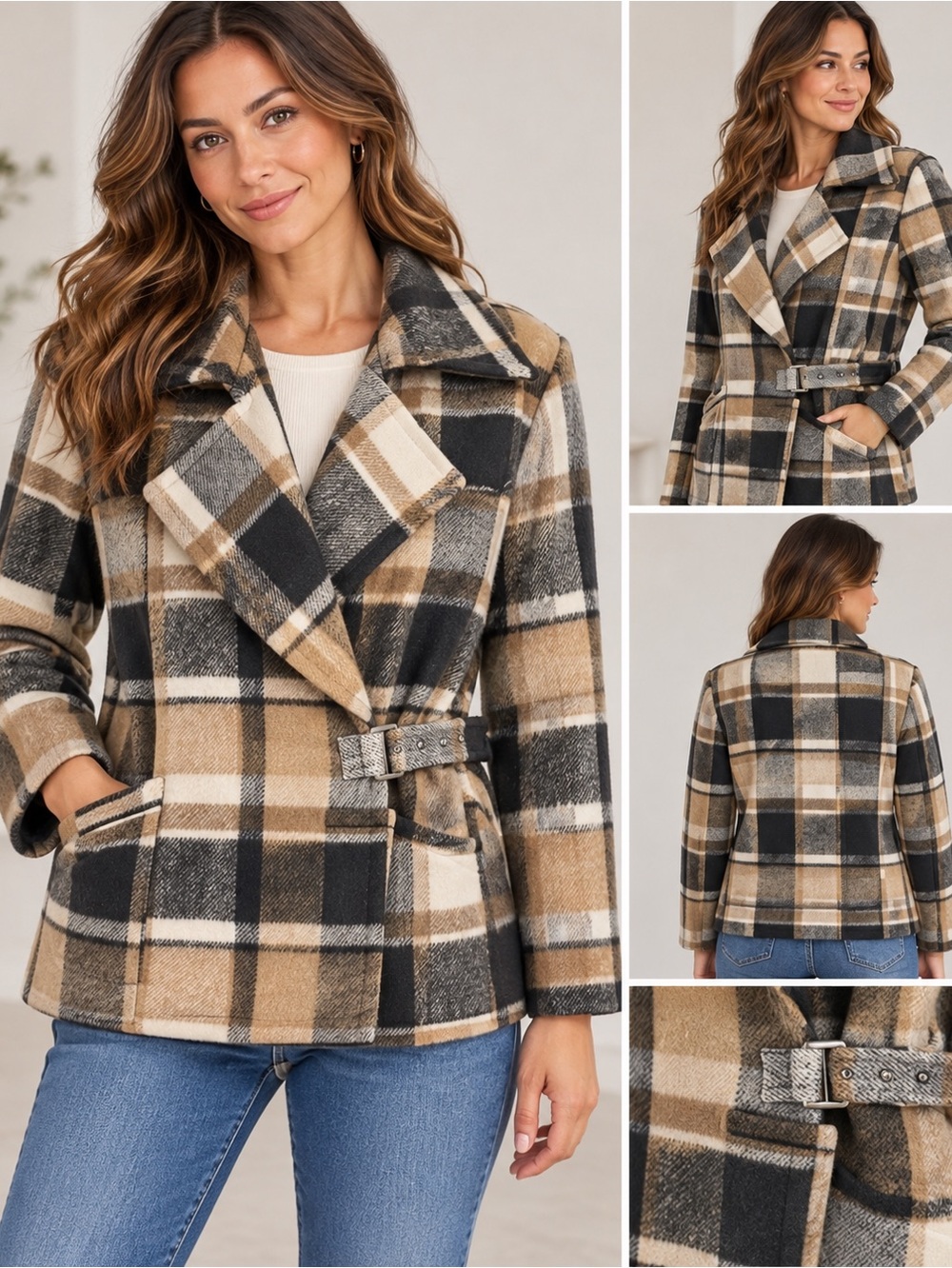 Katia plaid jacket.